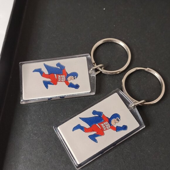 Set Of 2 Very Cool Bud Man Keychains - Picture 8 of 8